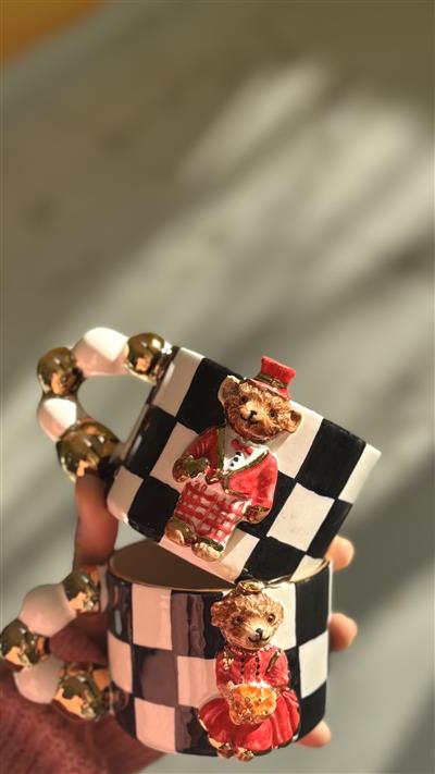 Dama teddy İkili Mug